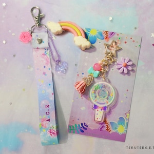A.C.E keychain kpop lightstick charm keyring acrylic / ACE Kpop keychain