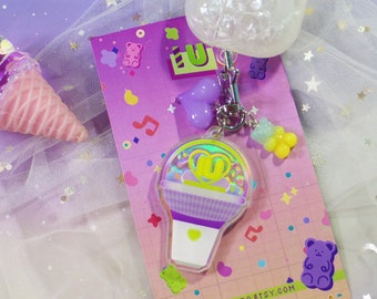 KPop IU-sleutelhangers van acryl (holografisch) - IU-sleutelhangers - IU-telefoonbedels