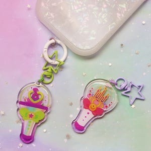 Kpop Lightstick - Kpop-draagtashanger, magisch Halloween-thema sleutelhanger loona dreamcatcher tweemaal rood fluweel - merchandise meidengroep - deel II afbeelding 20