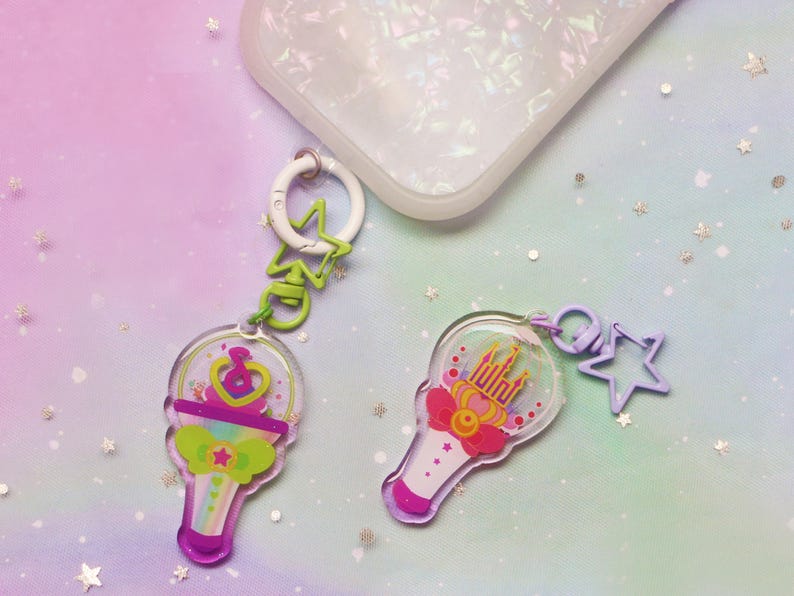 Kpop Lightstick - Kpop-draagtashanger, magisch Halloween-thema sleutelhanger loona dreamcatcher tweemaal rood fluweel - merchandise meidengroep - deel II afbeelding 20