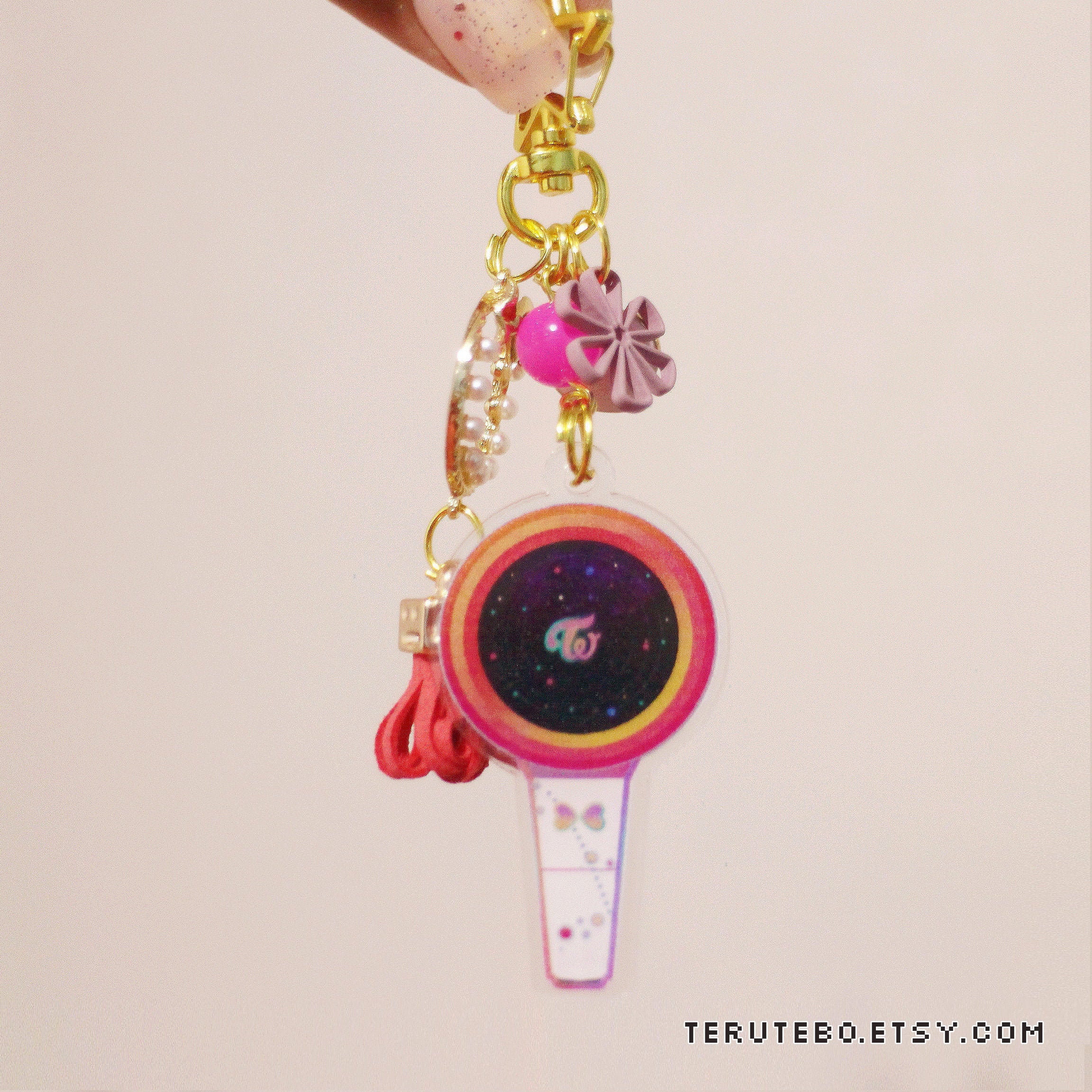 TWICE lightstick keychain / acrylic keychain / candy bong kpop Etsy