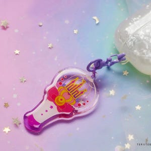 Kpop Lightstick - Kpop-draagtashanger, magisch Halloween-thema sleutelhanger loona dreamcatcher tweemaal rood fluweel - merchandise meidengroep - deel II afbeelding 15