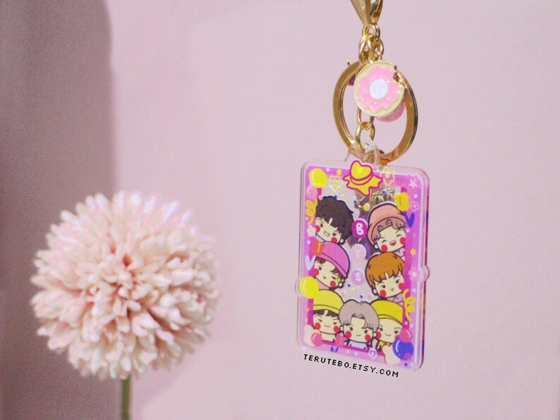 BTS Keychains Butter BTS Keychain Group Festa / Chibi Etsy