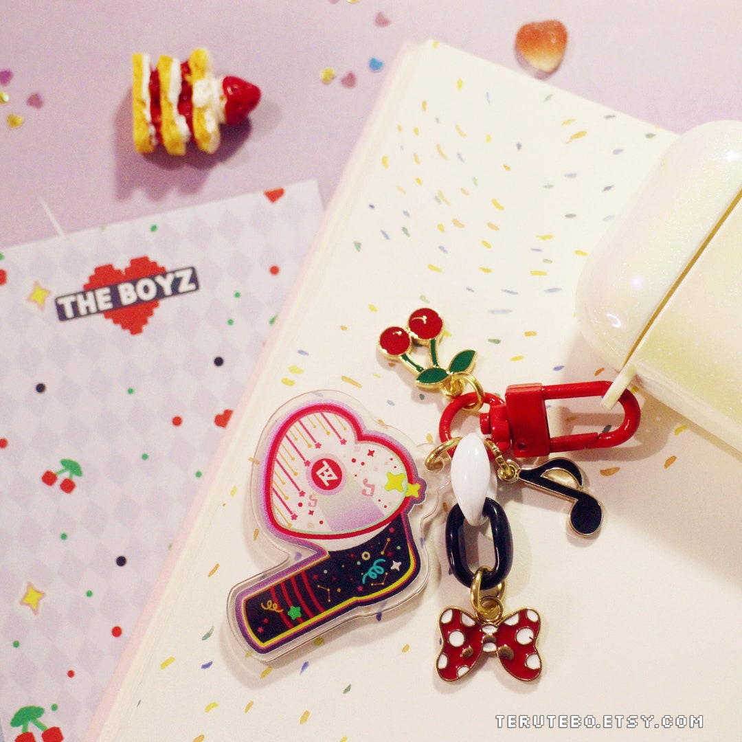 Boyish Keychains THE BOYZ Keychain / Kpop Keychain Lightstick Charm Keyring - Etsy