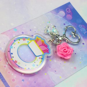 ZERO BASE ONE Keychain / ZB1 phone charms kpop keyring | zerobaseone keyring / kpop car keys hologram deco (Pastel Holographic) image 16