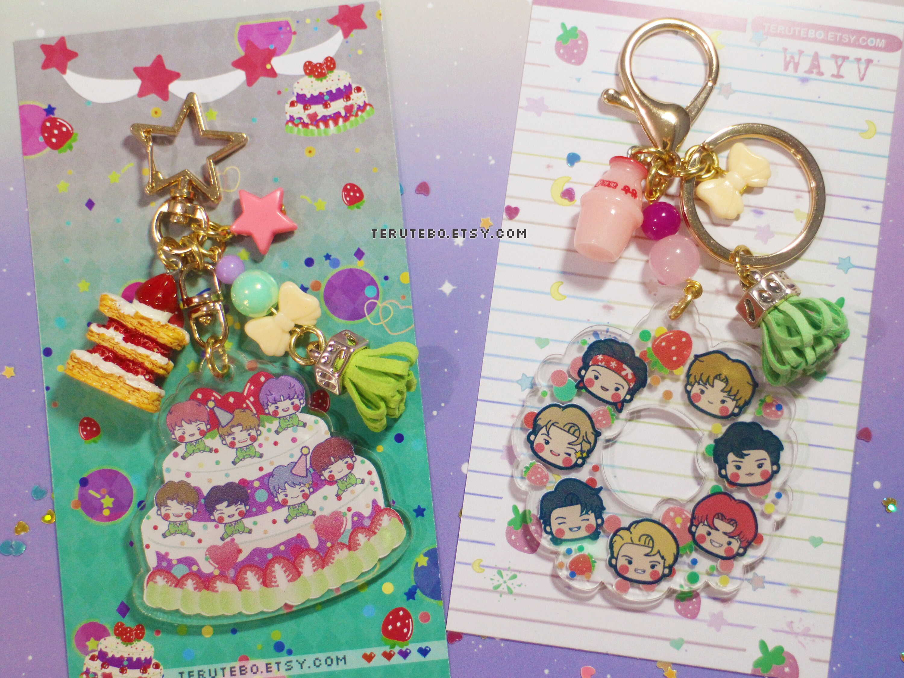 NCT DREAM keychain / cake nct charm Etsy