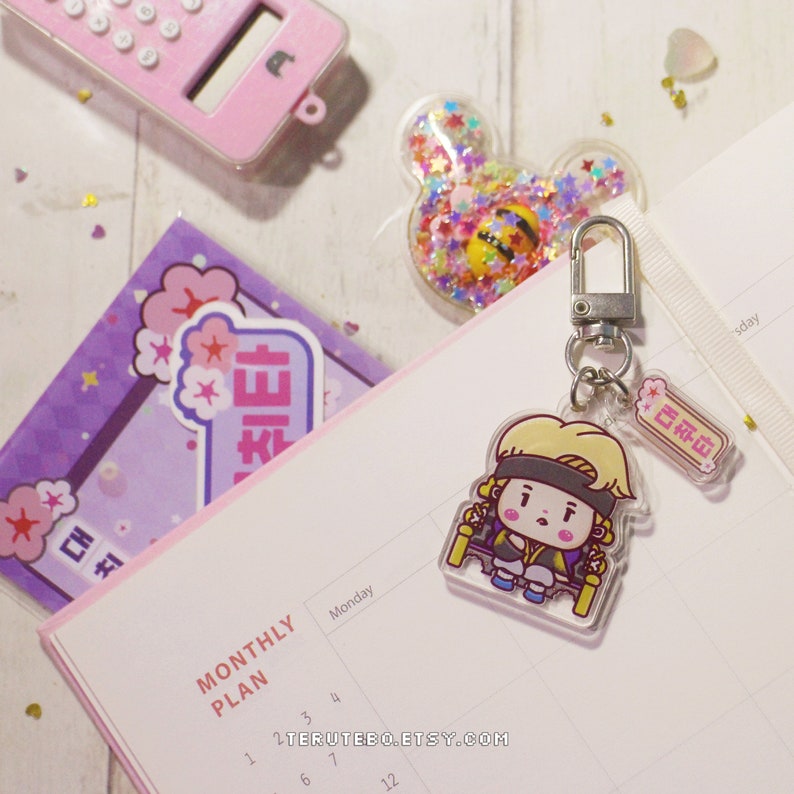 BTS Keychain SET / OT7 Mixtape Charms Agust D Daechwita Etsy