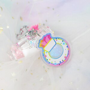 ZERO BASE ONE Keychain / ZB1 phone charms kpop keyring | zerobaseone keyring / kpop car keys hologram deco (Pastel Holographic) Keychain