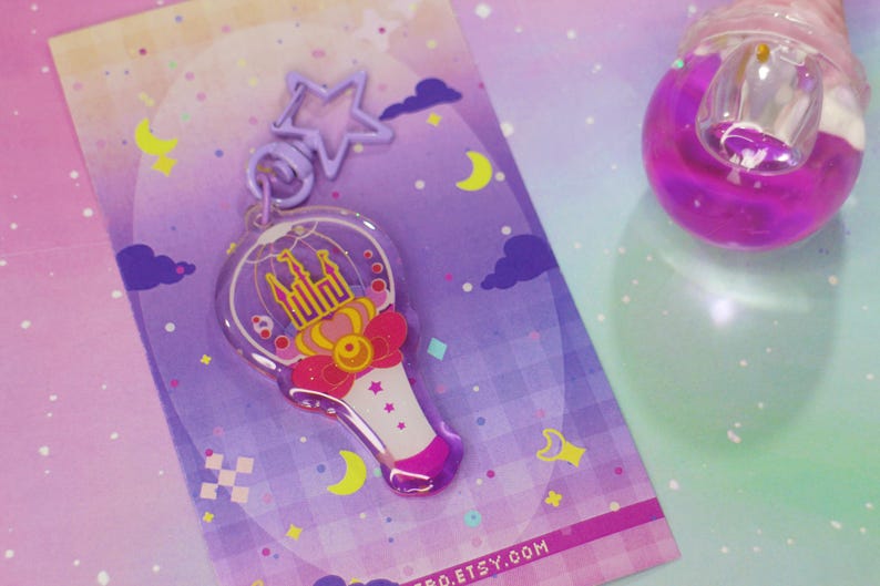 Kpop Lightstick - Kpop-draagtashanger, magisch Halloween-thema sleutelhanger loona dreamcatcher tweemaal rood fluweel - merchandise meidengroep - deel II afbeelding 5