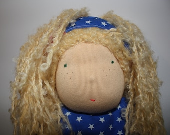 Dolly Waldorfart Doll Stars and Stripes