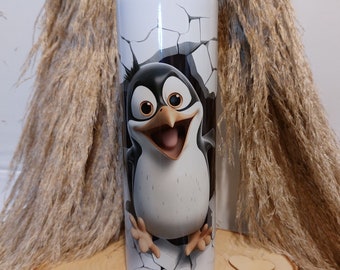 Thermo mug penguin tumbler