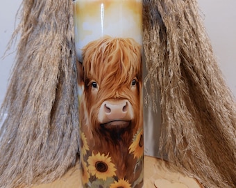 Thermo mug Highland bull tumbler