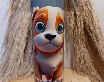 Thermo mug cute dog tumbler