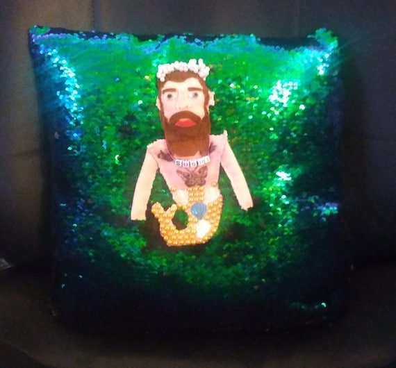 Harry styles sequin clearance pillow