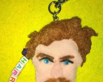 Harry styles, Unofficial, handmade, handcrafted, keyring, car /home decoration.
