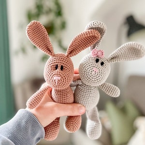 Crochet pattern bunny (German instructions)