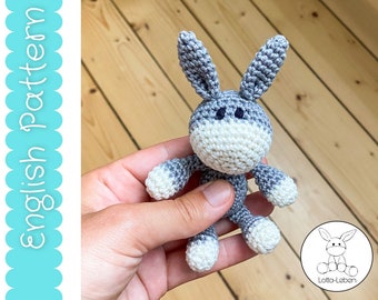 English Crochet Pattern Baby-Donkey