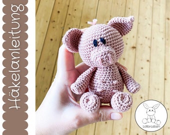Crochet pattern pig