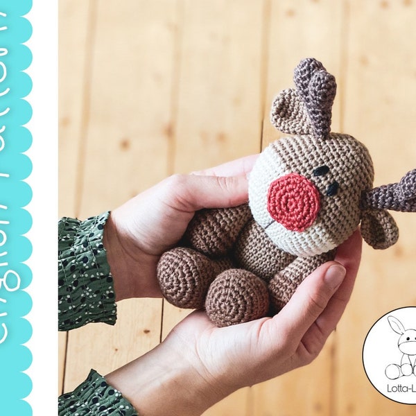 English Crochet Pattern *Reindeer*