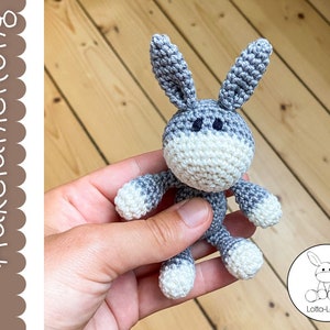 Crochet pattern mini donkey