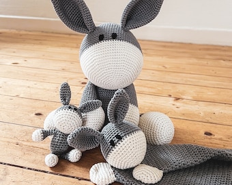 Pattern Bundle Baby Set Donkey (English Crochet Pattern)