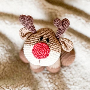 Crochet pattern reindeer (German instructions)