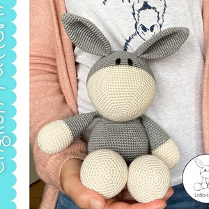 English Crochet Pattern XXL-Donkey