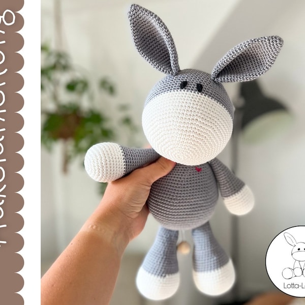 Crochet pattern XXL donkey