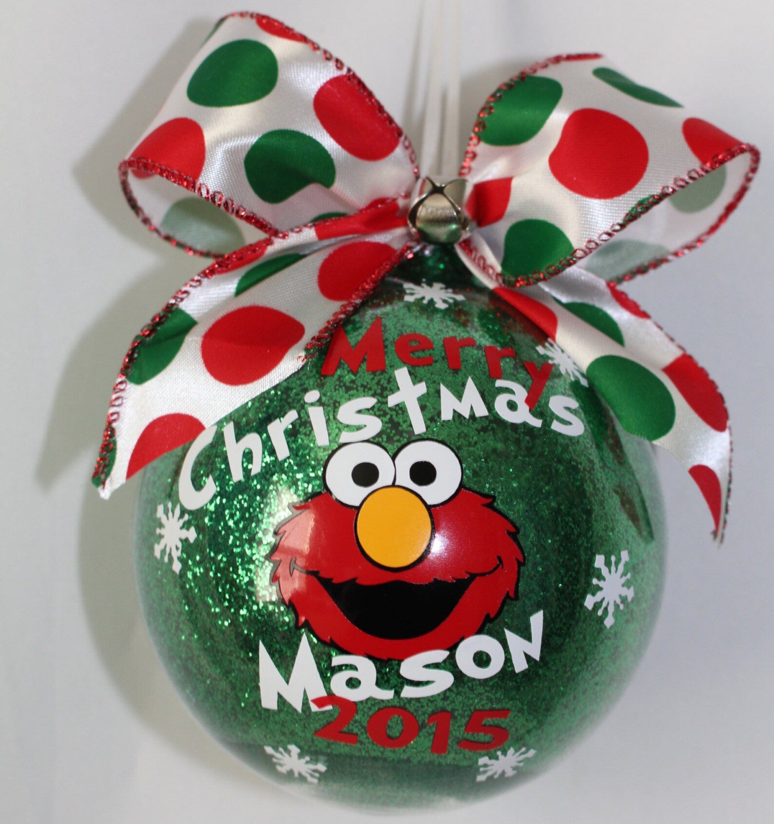Elmo Ornament Sesame Street Ornament Personalized with year Etsy