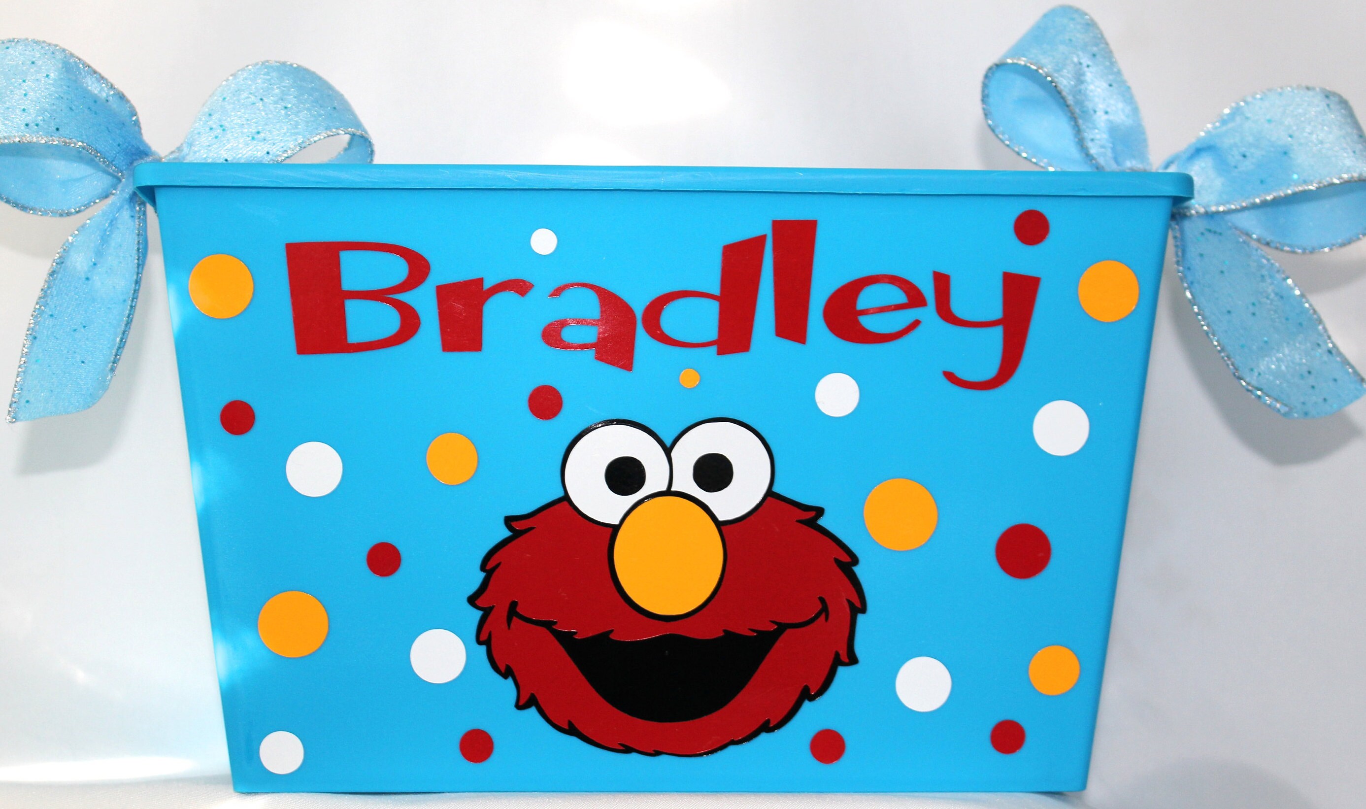 Elmo Easter Basket Sesame Street Personalized storage bin | Etsy