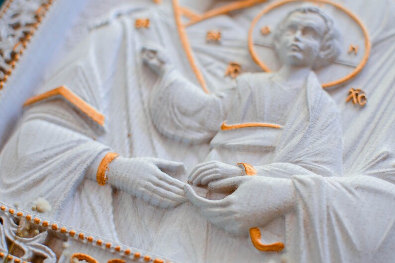 Nativity Art Holy Family Wooden Carved Catholic Wall Art Christian Gift