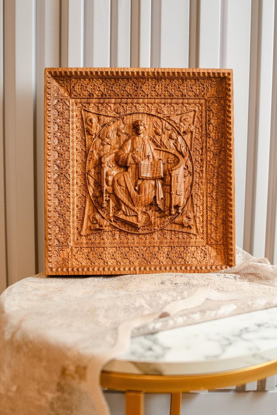 Wooden Sculpture Christian Art Religious Icon Our Lord Jesus Etsy