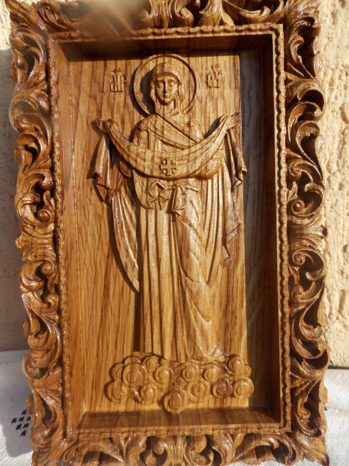 Christian Housewarming gift Wood Carved Religious orthodox Etsy