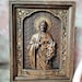 Wooden Saint Joseph  icon- Free Engraving - Any sizes- Religious Personalised icon Wall Hanging Art Work- gift idea for  Fathers Day gift 