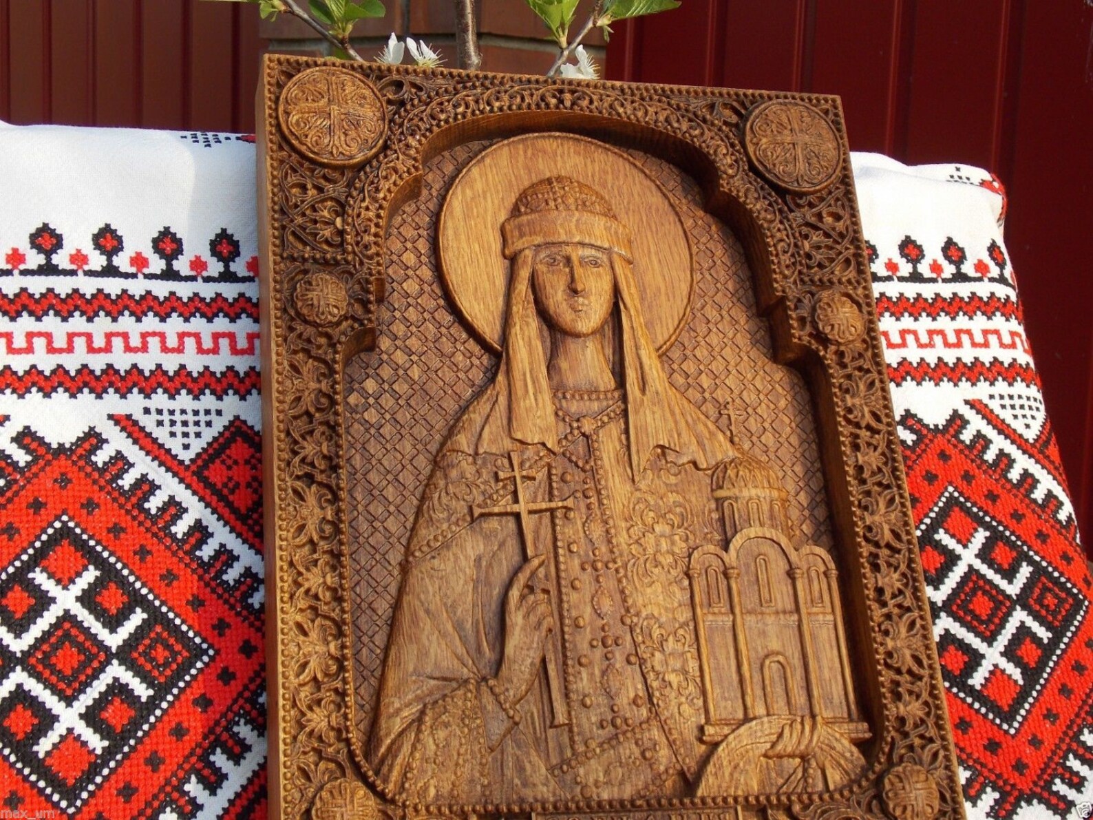 Blessed Olga Of Alaska, Saint Olga Hand Painted Icon, Matushka Olga