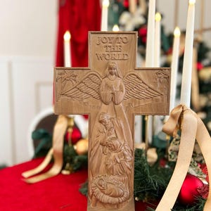 Crucifix wood Jesus art  Wooden Wall plaque for christian home christian gift  Gift for confirmation TAX FREE