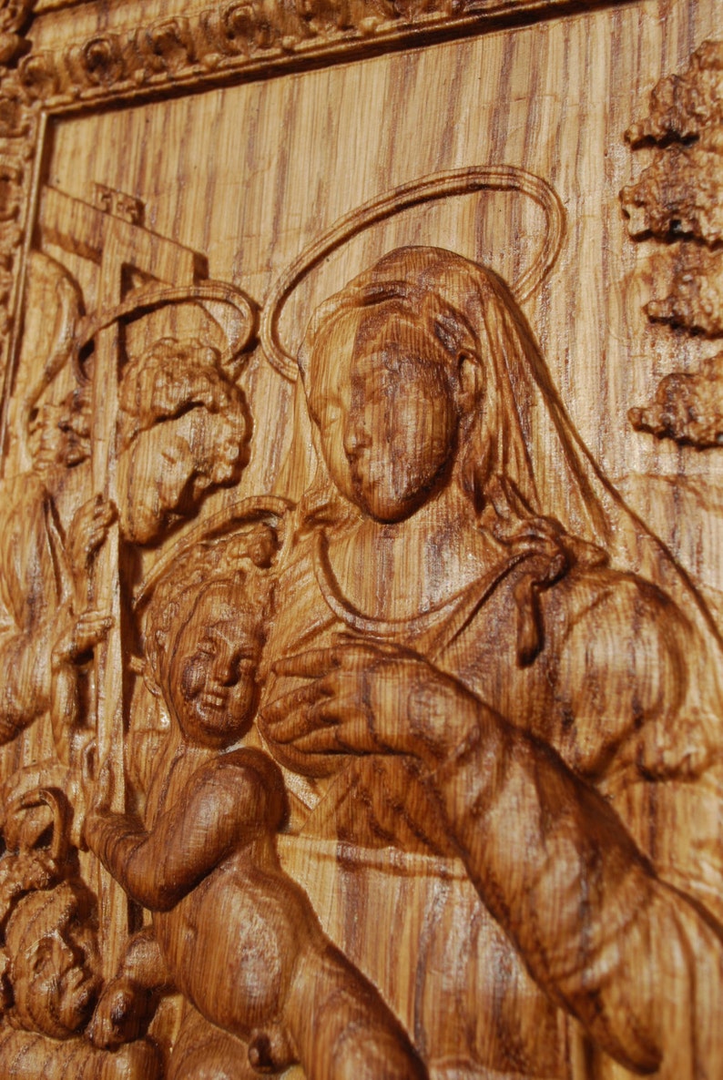 Nursing Madonna Wood Carving Virgin Mary Nursing Madonna Wood - Etsy