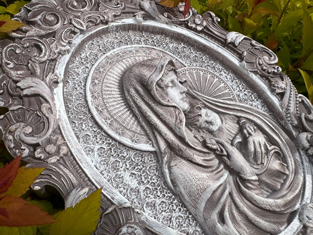 マリア像 壁掛け MADONNA DELLE LACRIME 50+ Madonna Delle Lacrime