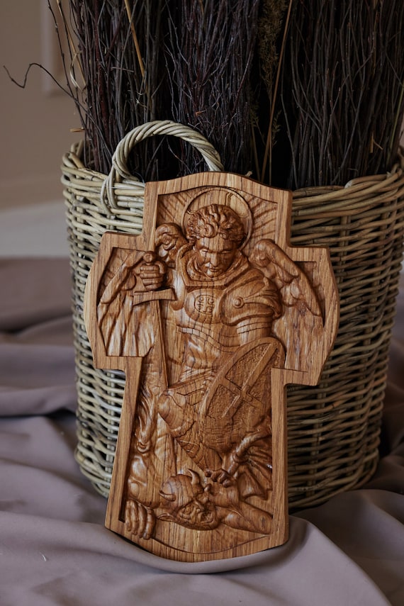 Aartsengel Michael op een klein paneeltje – Liesbeth’s Iconen Aartsengel Michael op een klein paneeltje – Liesbeth’s Iconen