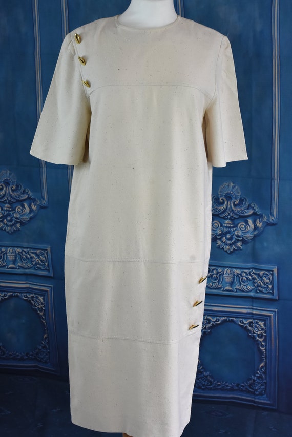 1980s Guy Laroche Silk Dress - image 2