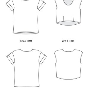 Onyx Shirt PDF Sewing Pattern - Etsy