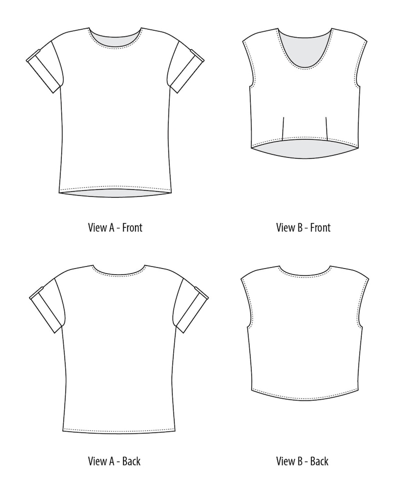 Onyx Shirt PDF Sewing Pattern - Etsy