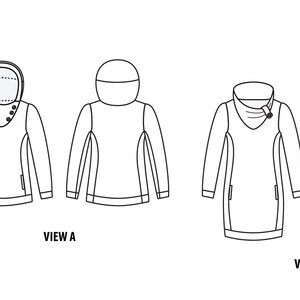 Jasper Sweater/Dress PDF sewing pattern image 10