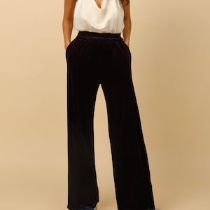 Velvet Women Pants Velvet Trousers