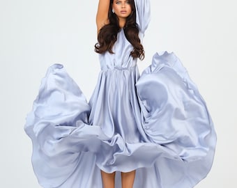 cheap dusty pink bridesmaid dresses KissProm Chiffon A-Line Long Dress in Rose, Dusty Rose / 28 group-528 Color:Royal-Blue The Evie dress is Sale Ready-to-Ship Maternity Bridesmaid