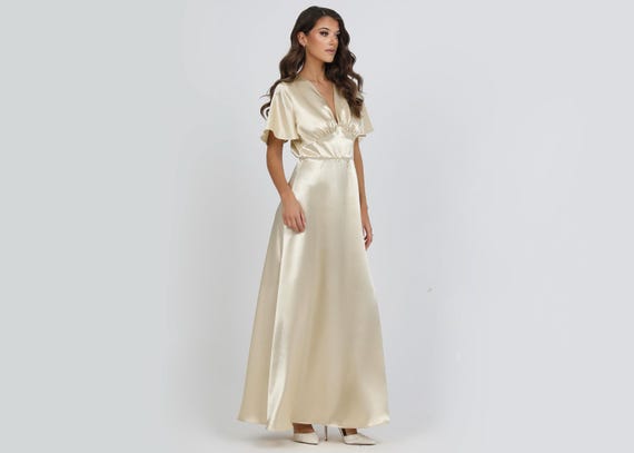 satin back crepe bridesmaid dresses B2 B263020 Bridesmaid Dress main image 1