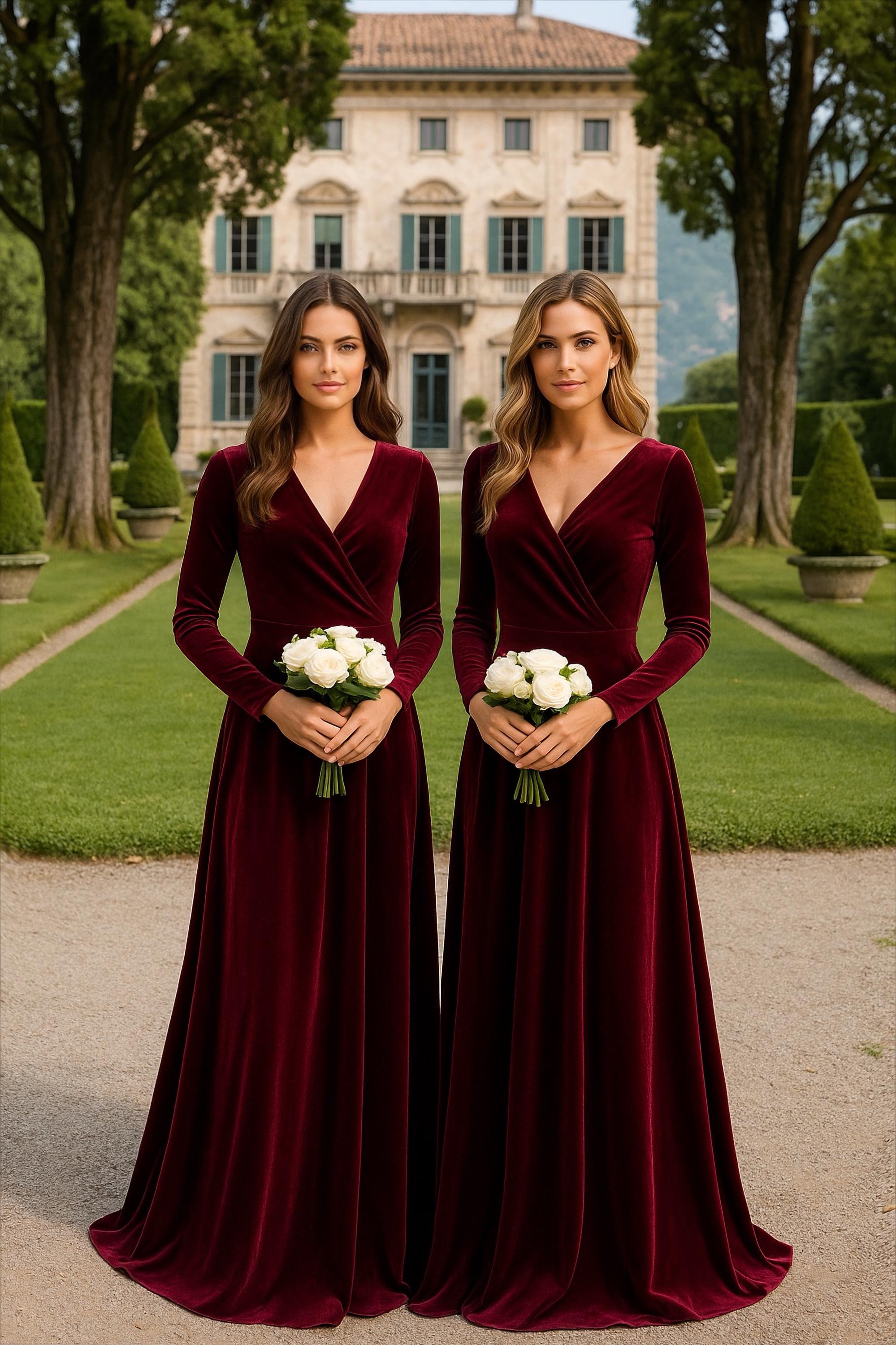 Burgundy Formal Dress