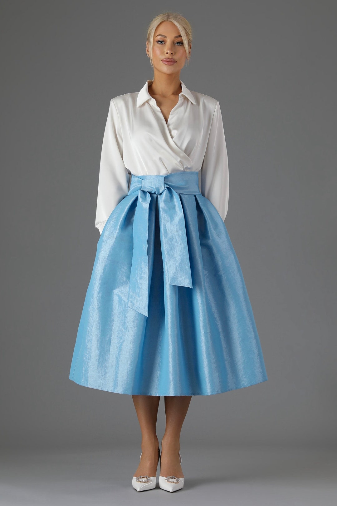 Falda Skirt - Sky Blue