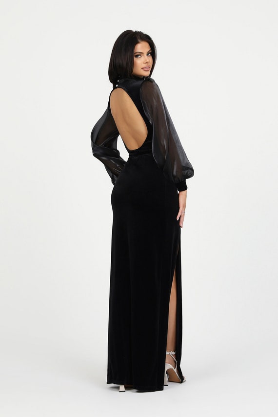 princess polly baby blue dress Black Velvet Dress, Bridesmaid Dress, Backless Dress, Pencil Dress, Bodycon Dress, Wedding Dress, Wedding Guest Dress, High Neck Dress
