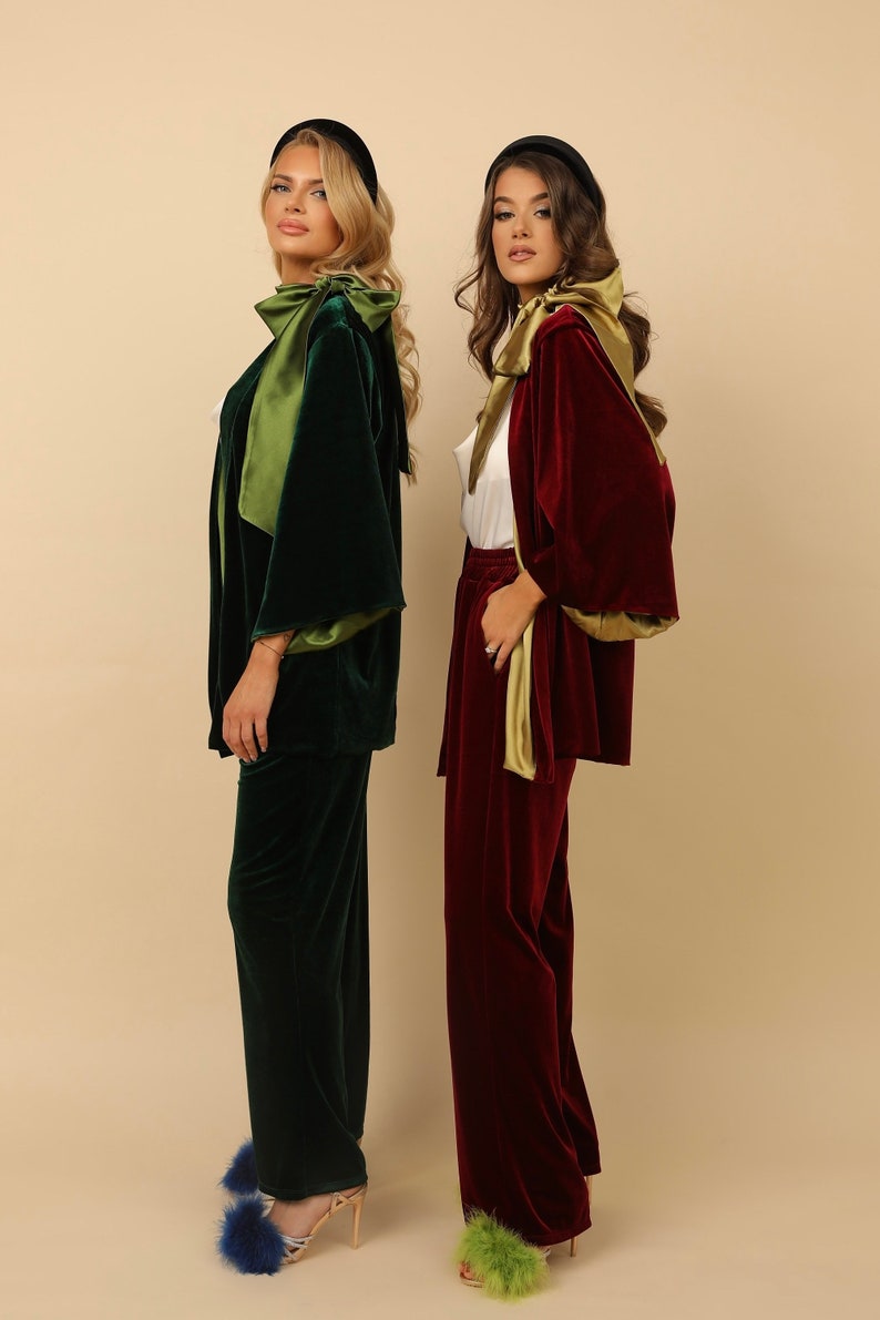 Velvet Women Pants Velvet Trousers